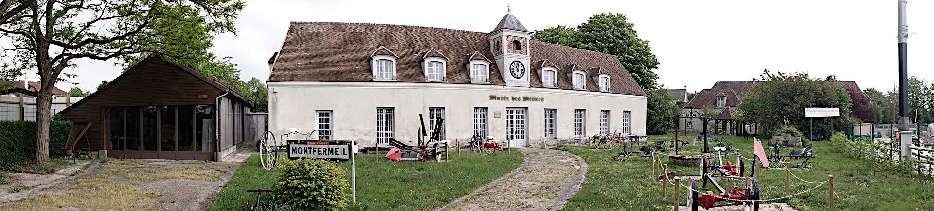 Un patrimoine historique : la ferme du château seigneurial de Montfermeil devenue Musée des Métiers - Visite avec conférence